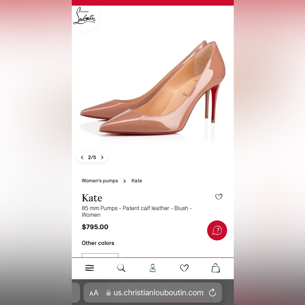 Kate 85mm Christian Louboutin Heels - Picture 10 of 10